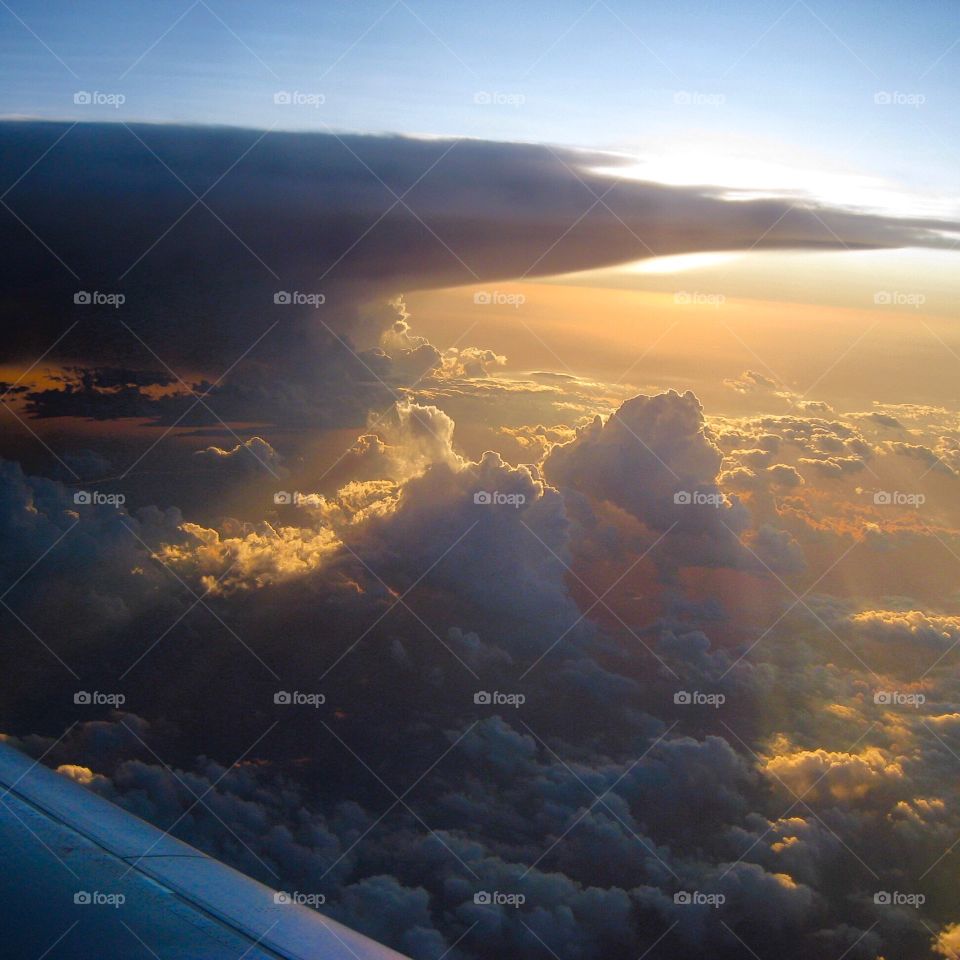 Sky. Pic made from plane on the way back home