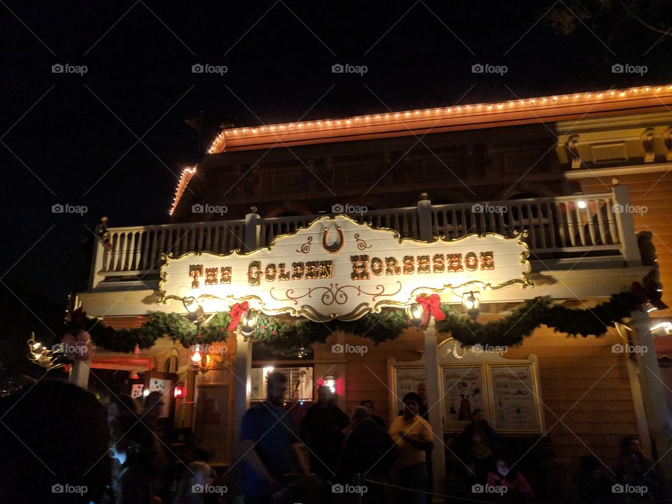 The Golden Horseshoe Disneyland