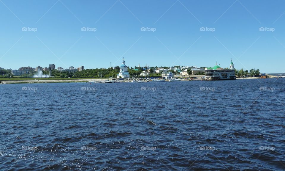 embankment of the Volga River