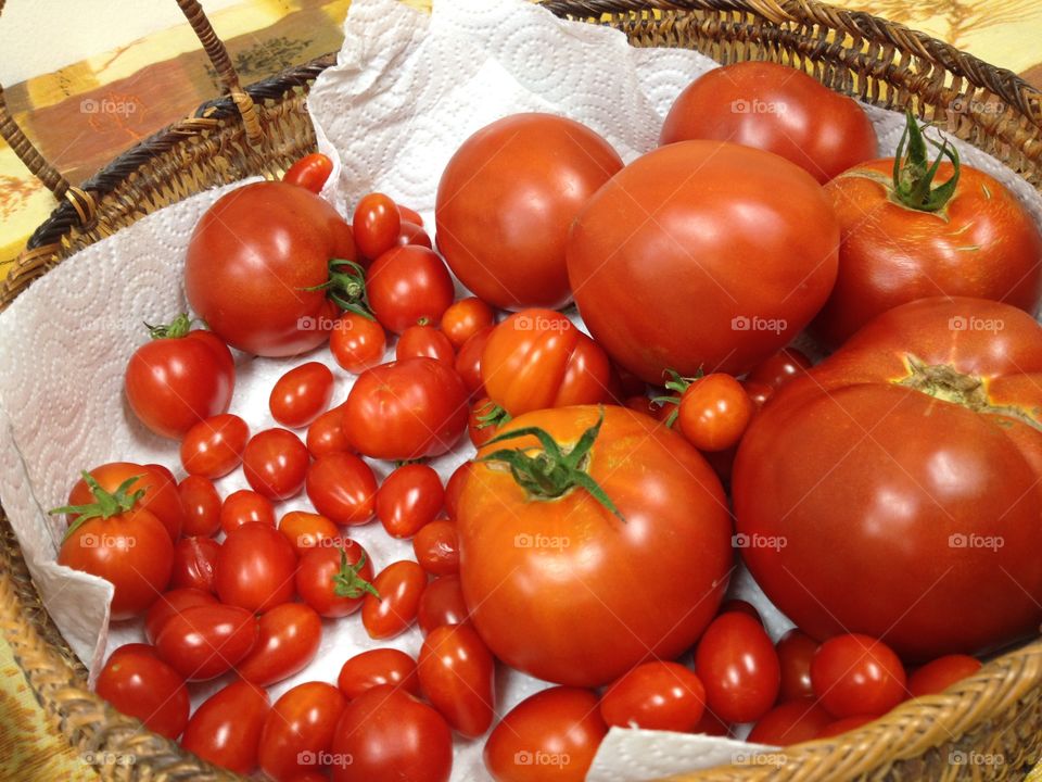 You Say Tomato. Fresh garden tomatoes.