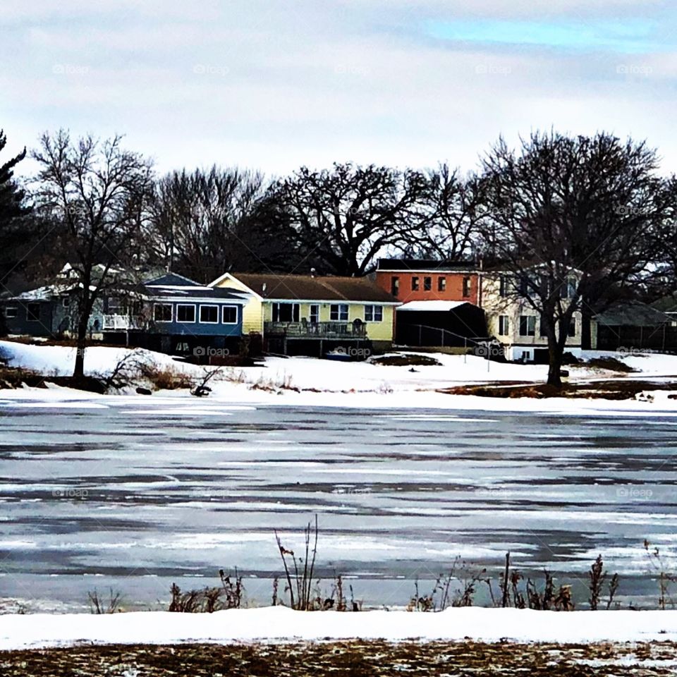 Icy lake 