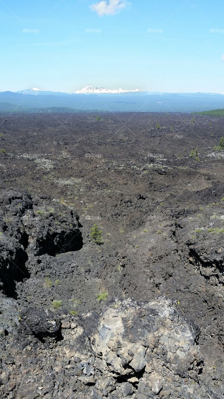 Lava Landscape, Newberry National Volcanic Monument, Oregon