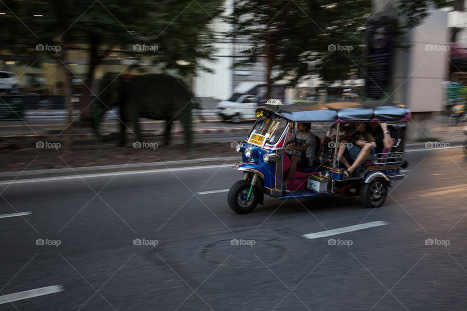 Tuk tuk taxi car 