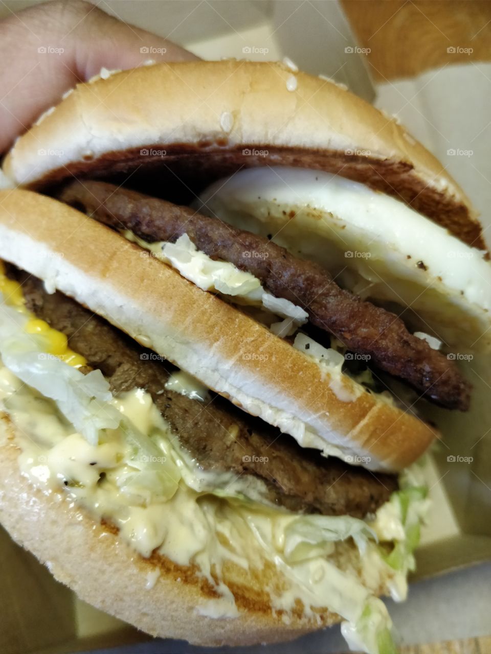 Grand Mac with Egg