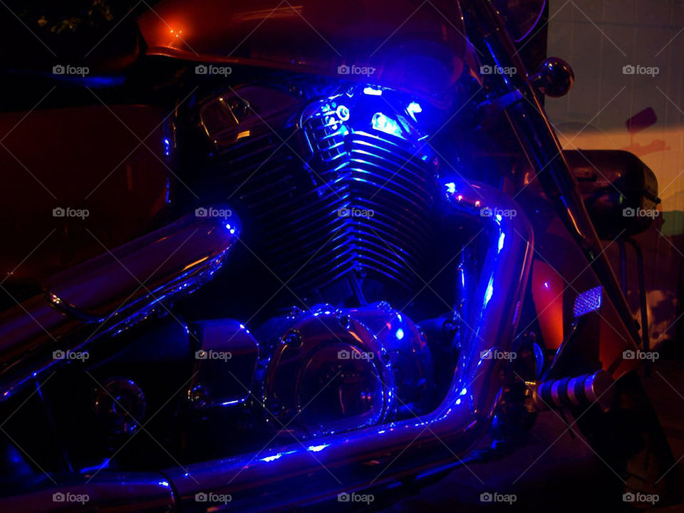 Motorcycle Lights 1. Lights that I added to my motorcycle.