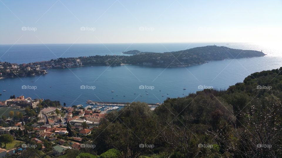 the bay of Villefranche