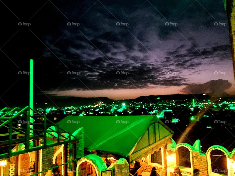 Buildings in old Sana'a, Dar al-Salaam