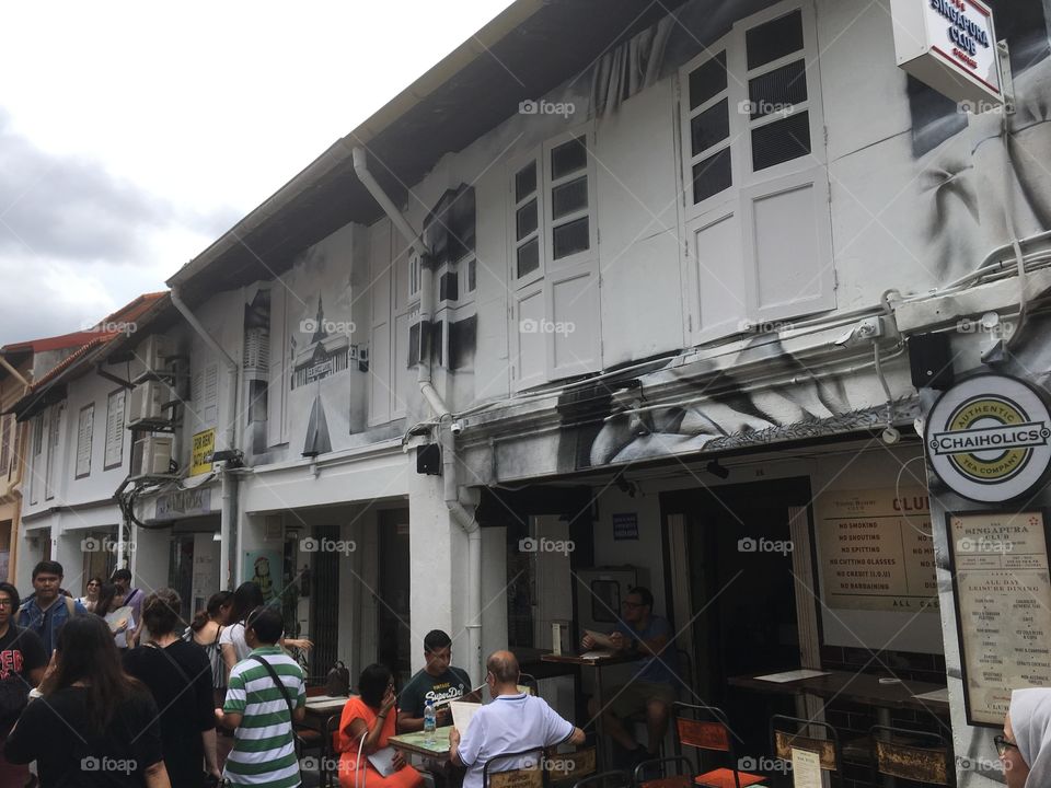 People, City, Commerce, Street, Building