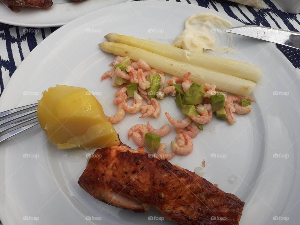 tasty Danish asparagus