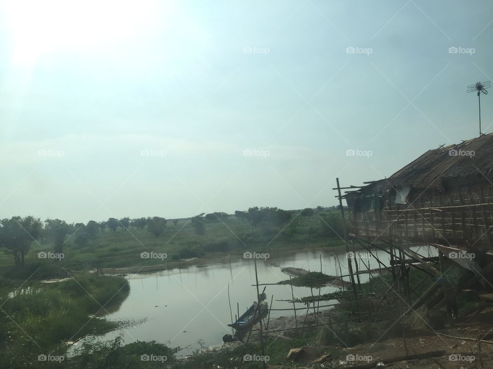 Historic Fishing Boats in Cambodia