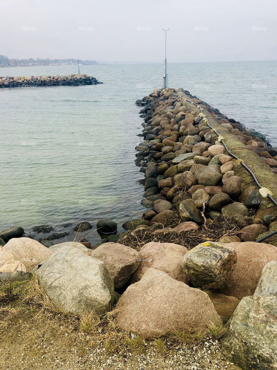 Nice View at the harbour in Denmark 