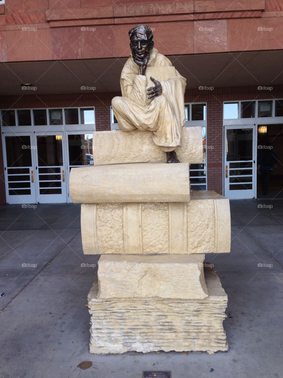 books statue man united states by sabont