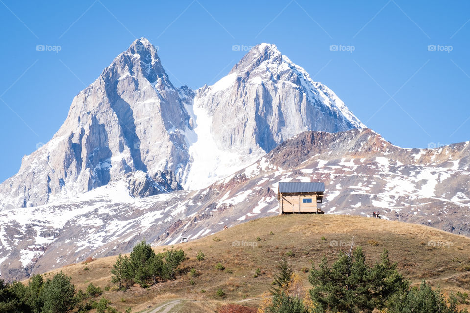 Beautiful landscape view in Georgia