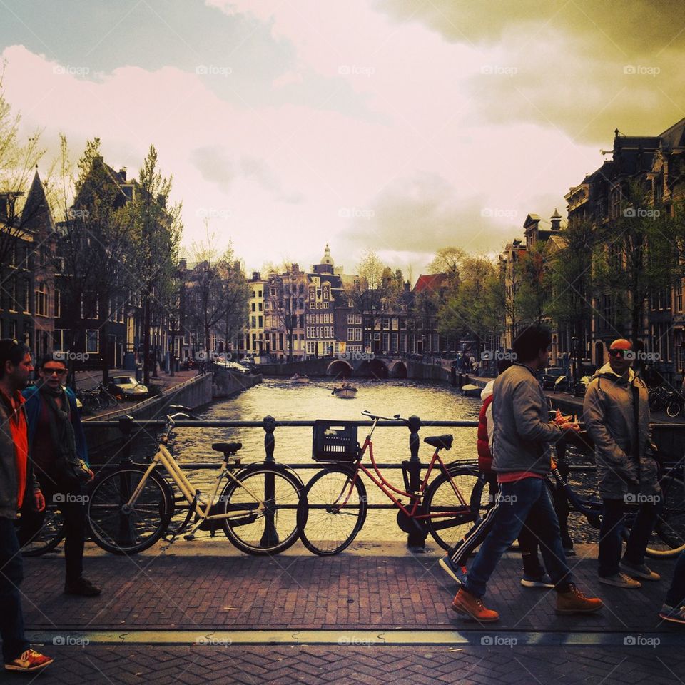 Gracht of amsterdam