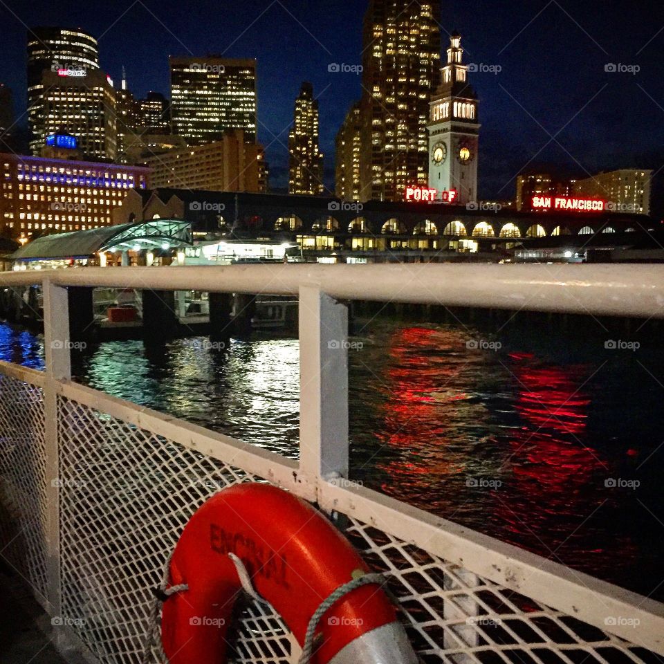 Night on the ferry 