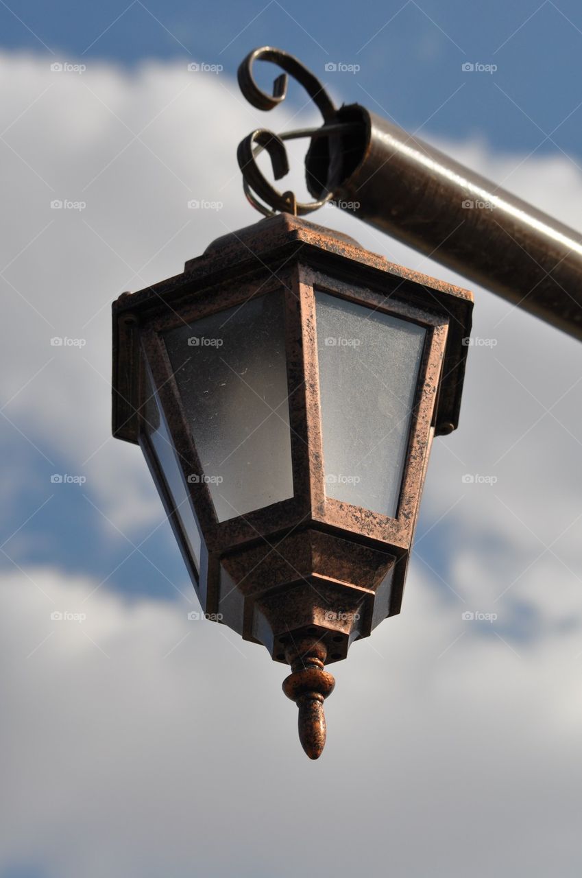 Close-up of electric light