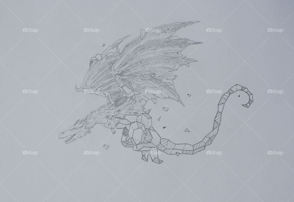 Abstract Dragon/Wyern