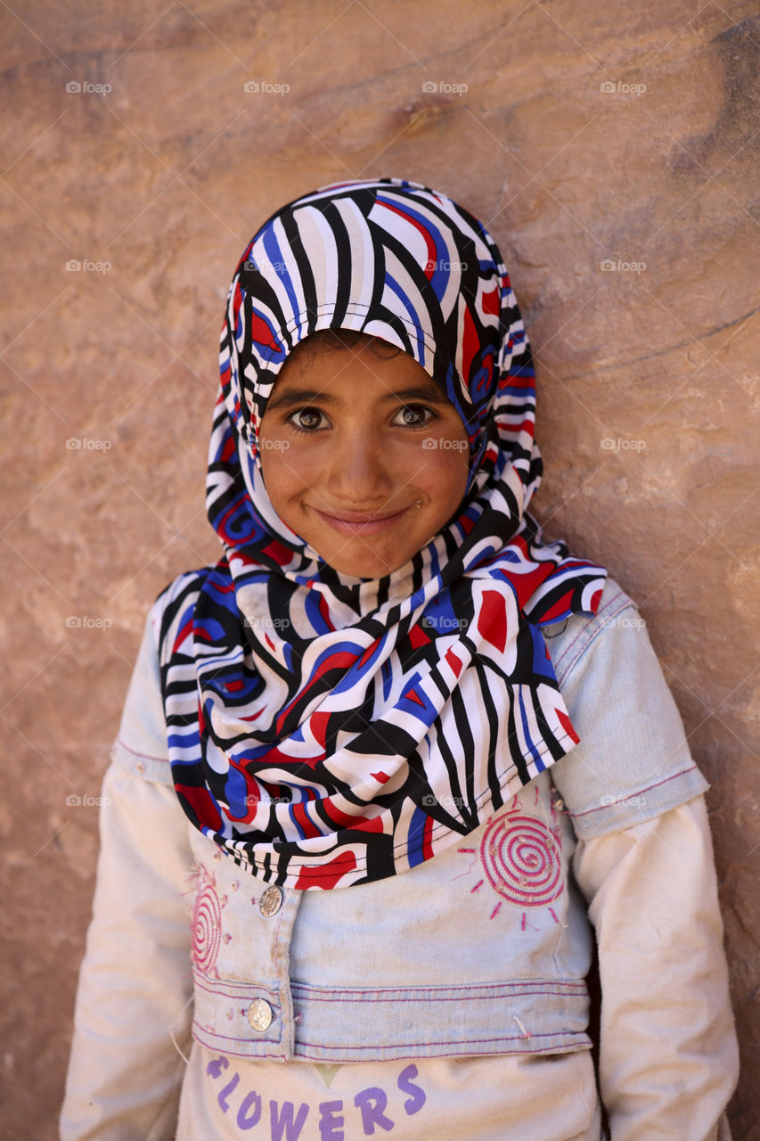 Portrait of a muslim girl