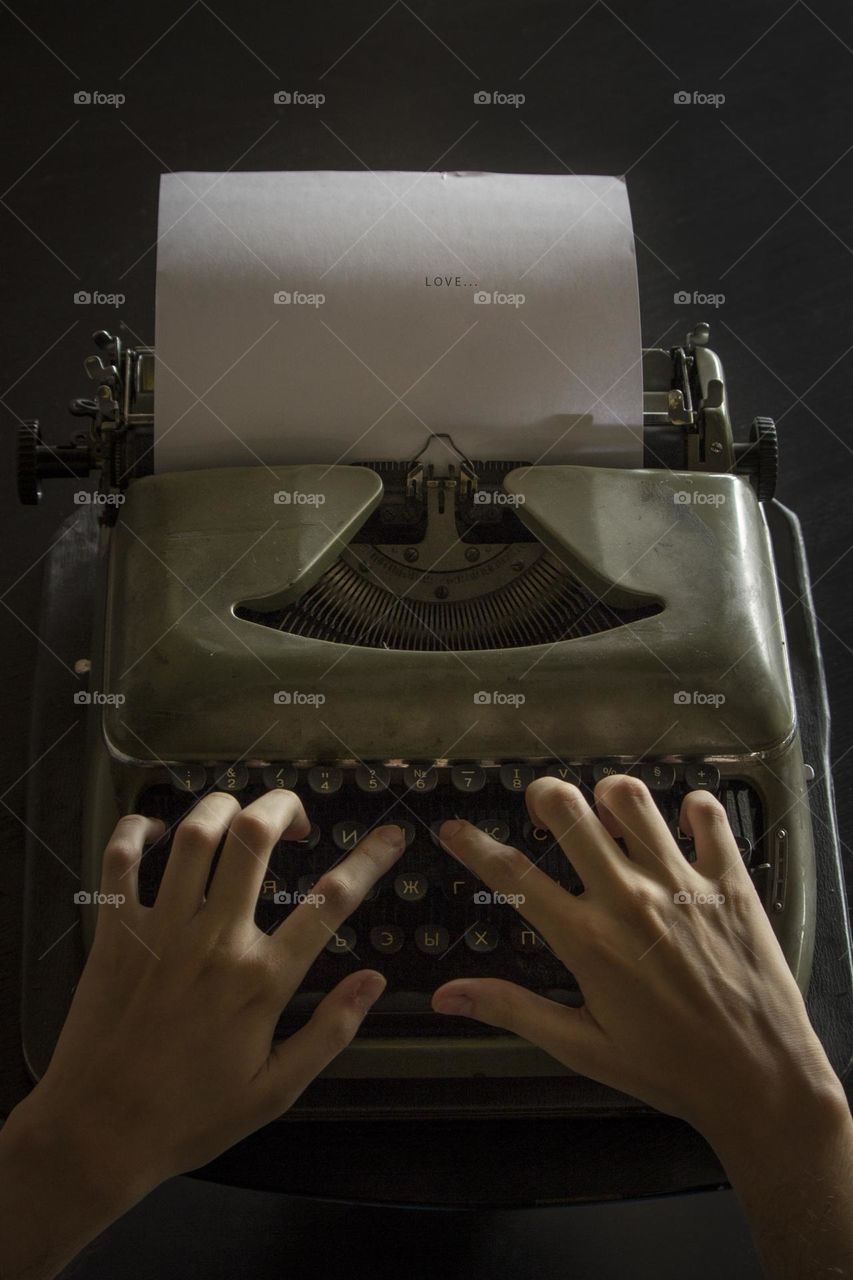 Love typewriter