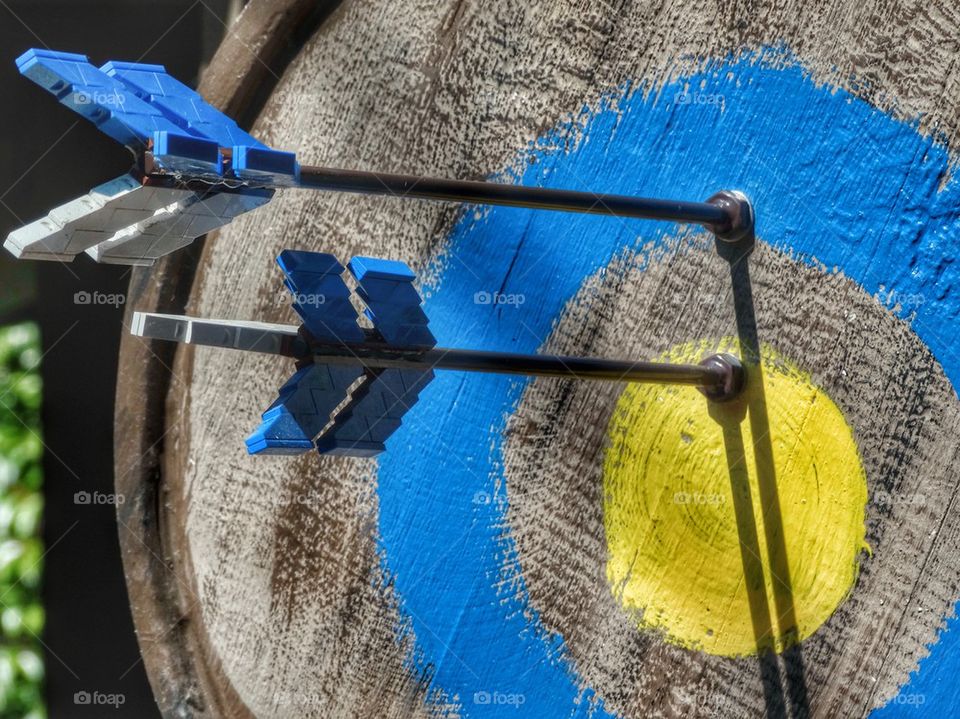 Arrows On Target. Bullseye
