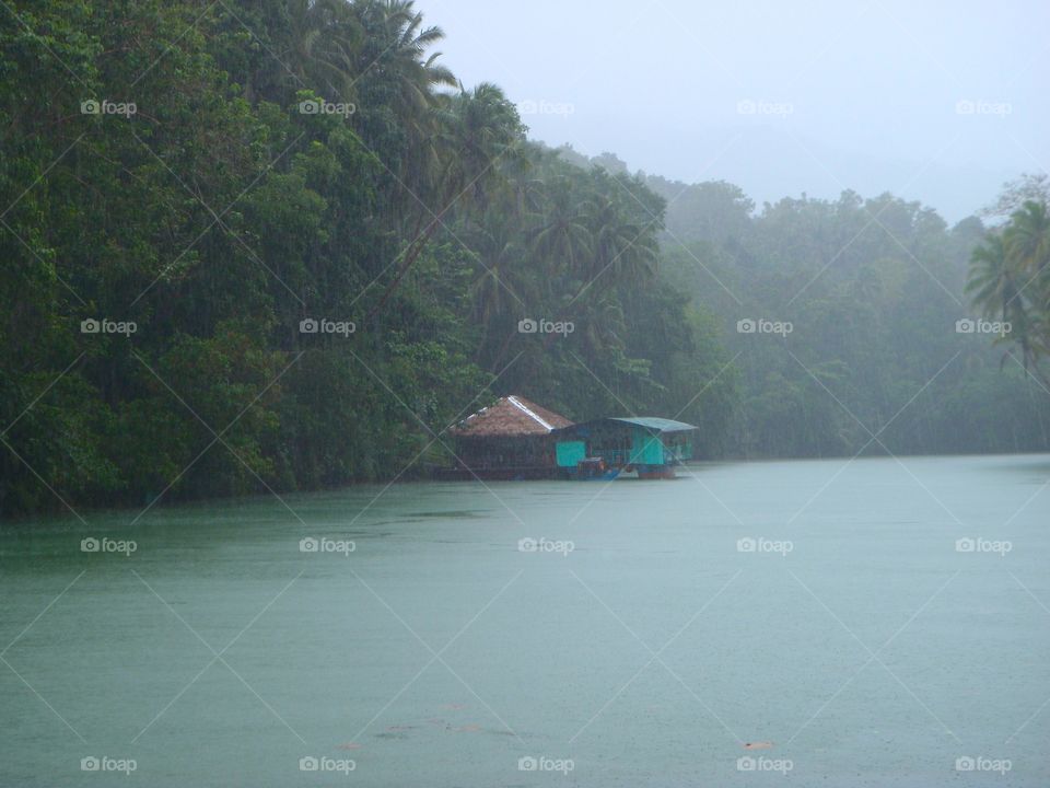 rain on the river