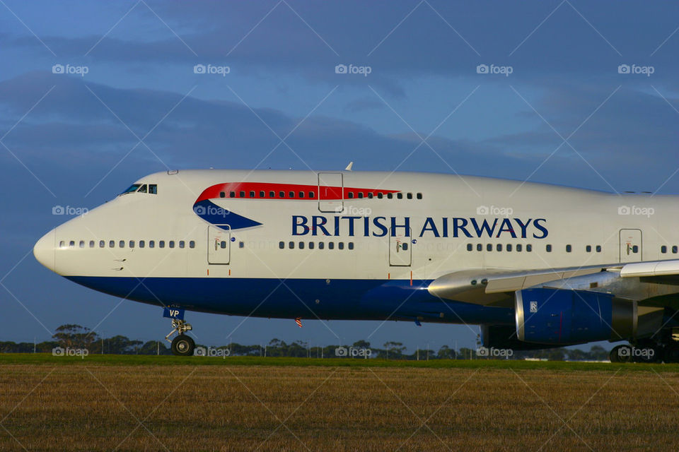 BRITISH AIRWAYS BA B747-400 MEL MELBOURNE AUSTRALIA