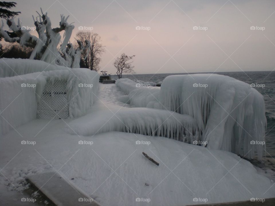 Pétrifications de glace