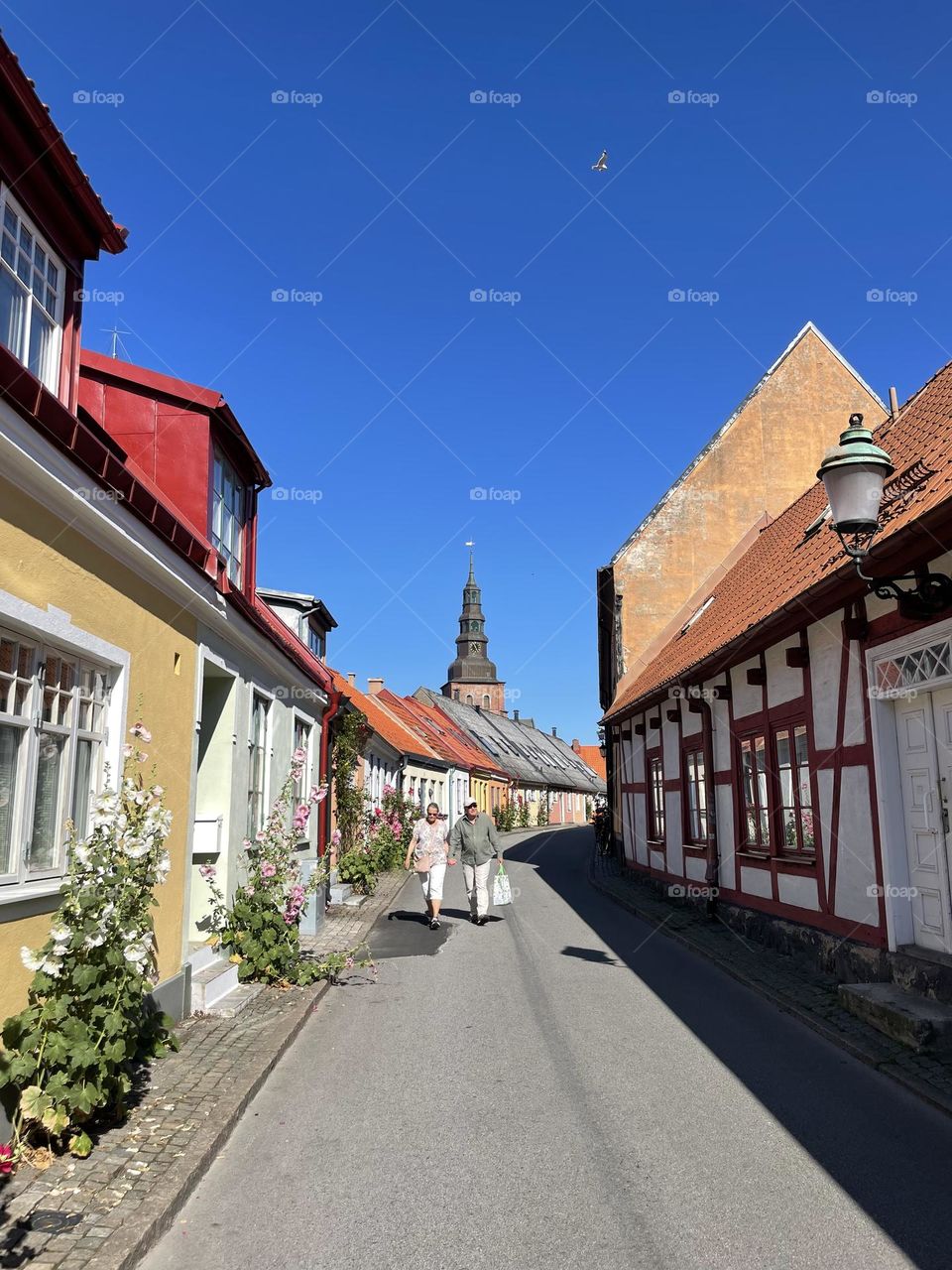 Walking in Ystad, Sweden