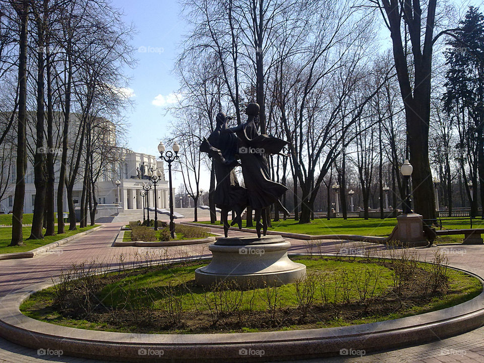 Belarus, Minsk, library, ballet