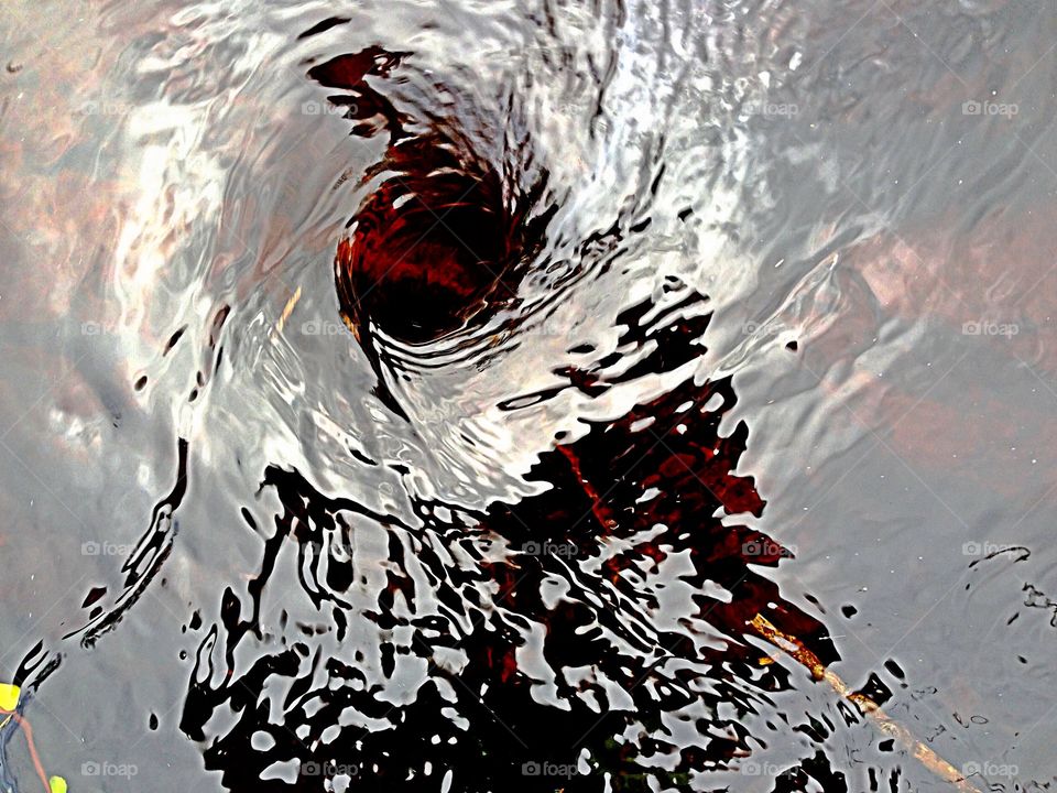Swirling water 