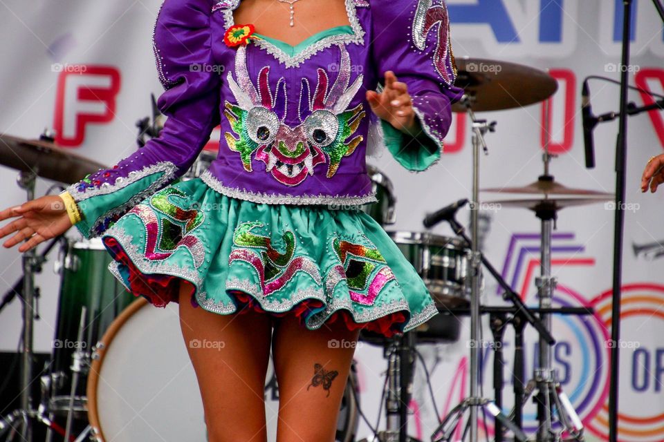 Bolivian dancer