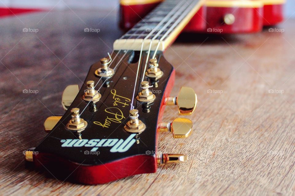 Handle of an electric guitar