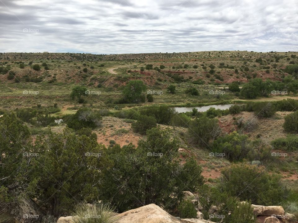 Hiking by the river 