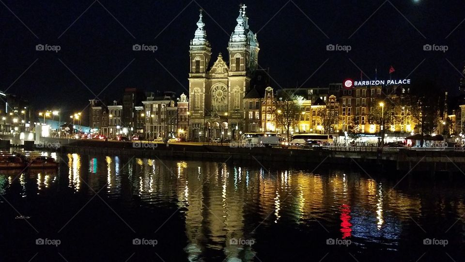 Amsterdam- Night Reflections
