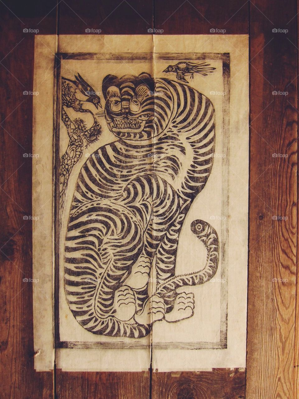 Ancient tiger print