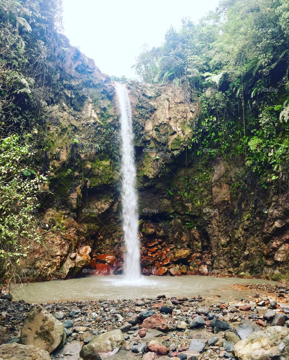 Caída del Cielo Waterfall, Bajos del Toro, Costa Rica 