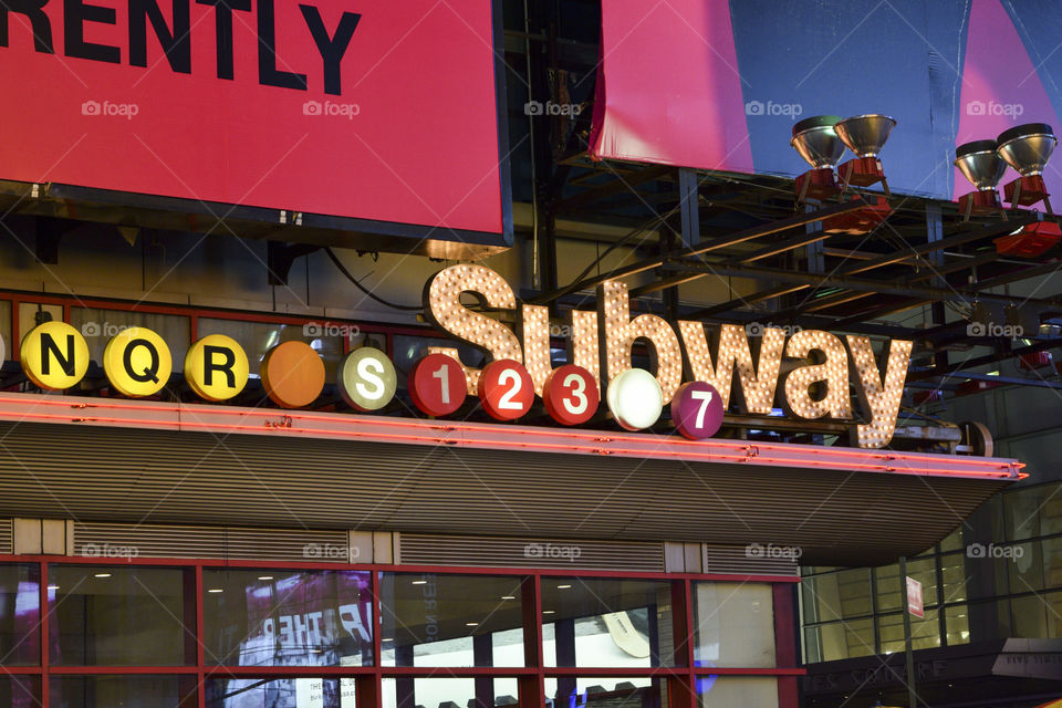 Traveling through NYC via the subway