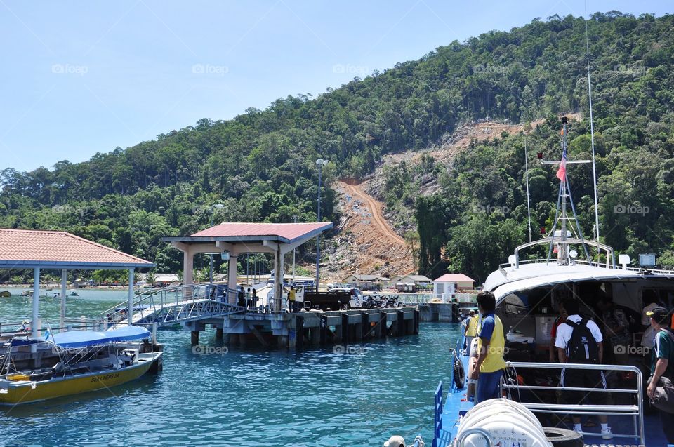redang island jetty wellcoming