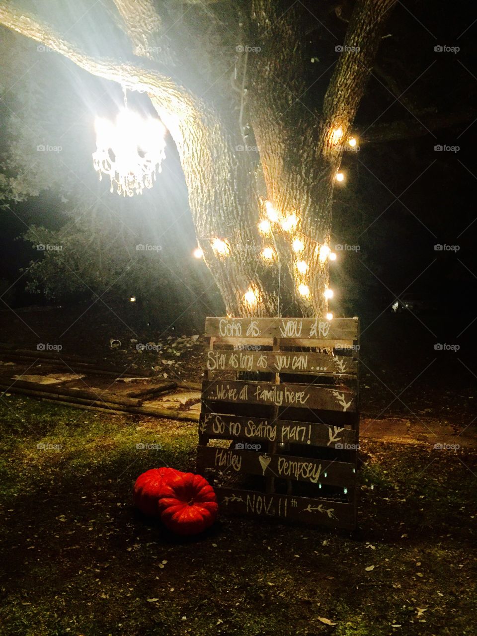 Wedding rustic welcome sign 