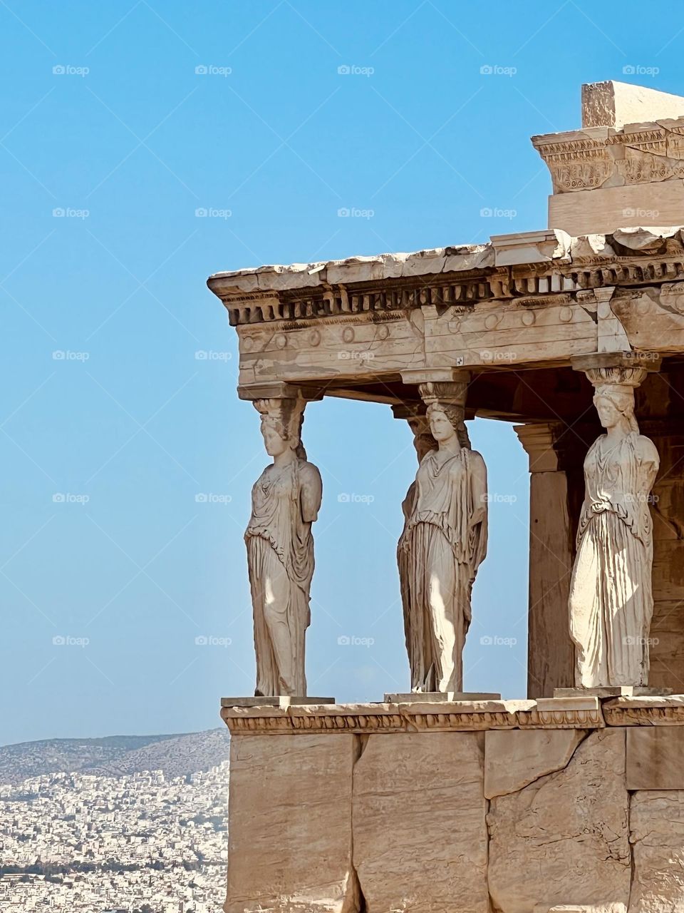 Caryatid statues