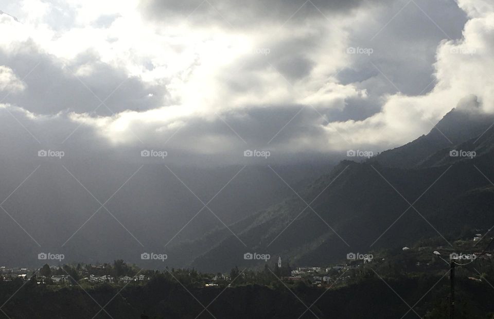 Cilaos - vue de roche plate