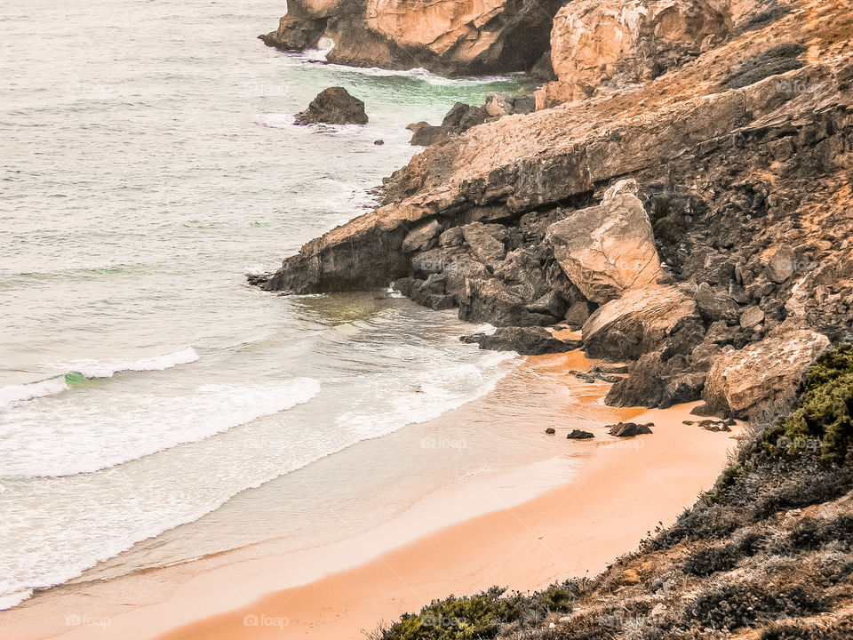 Die Küste von Arrifana Aljezur, Algarve, Portugal