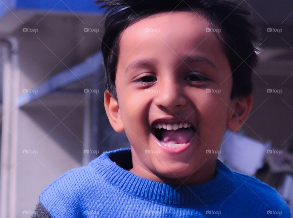 Portrait of a happy boy
