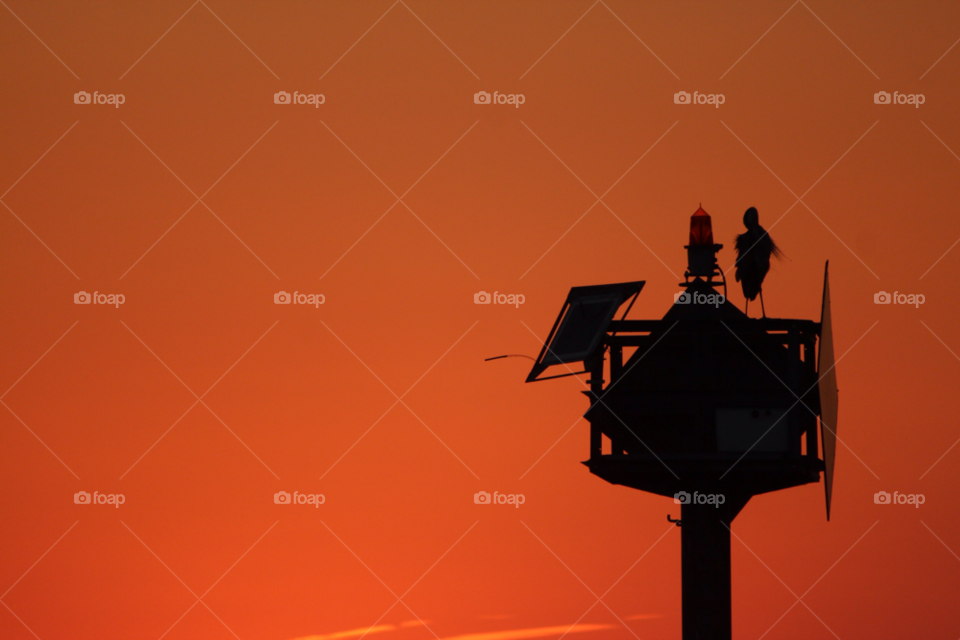 sky light sunset orange by ipixxiqi
