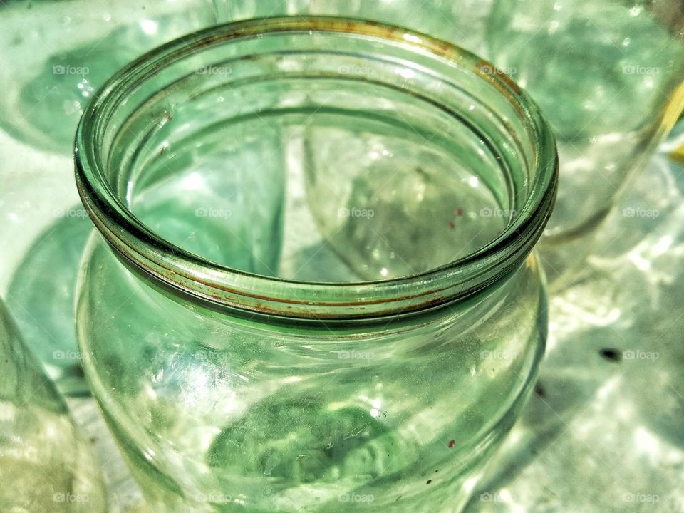 Empty jar