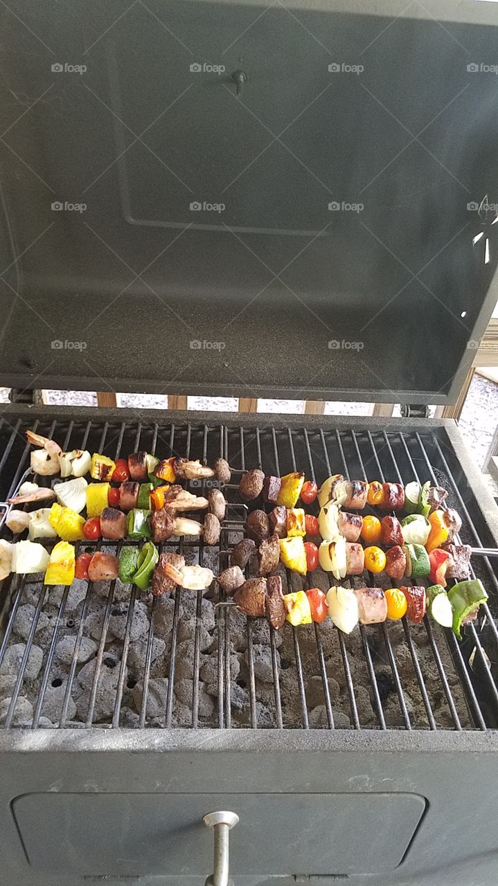 dinner...on a stick !!