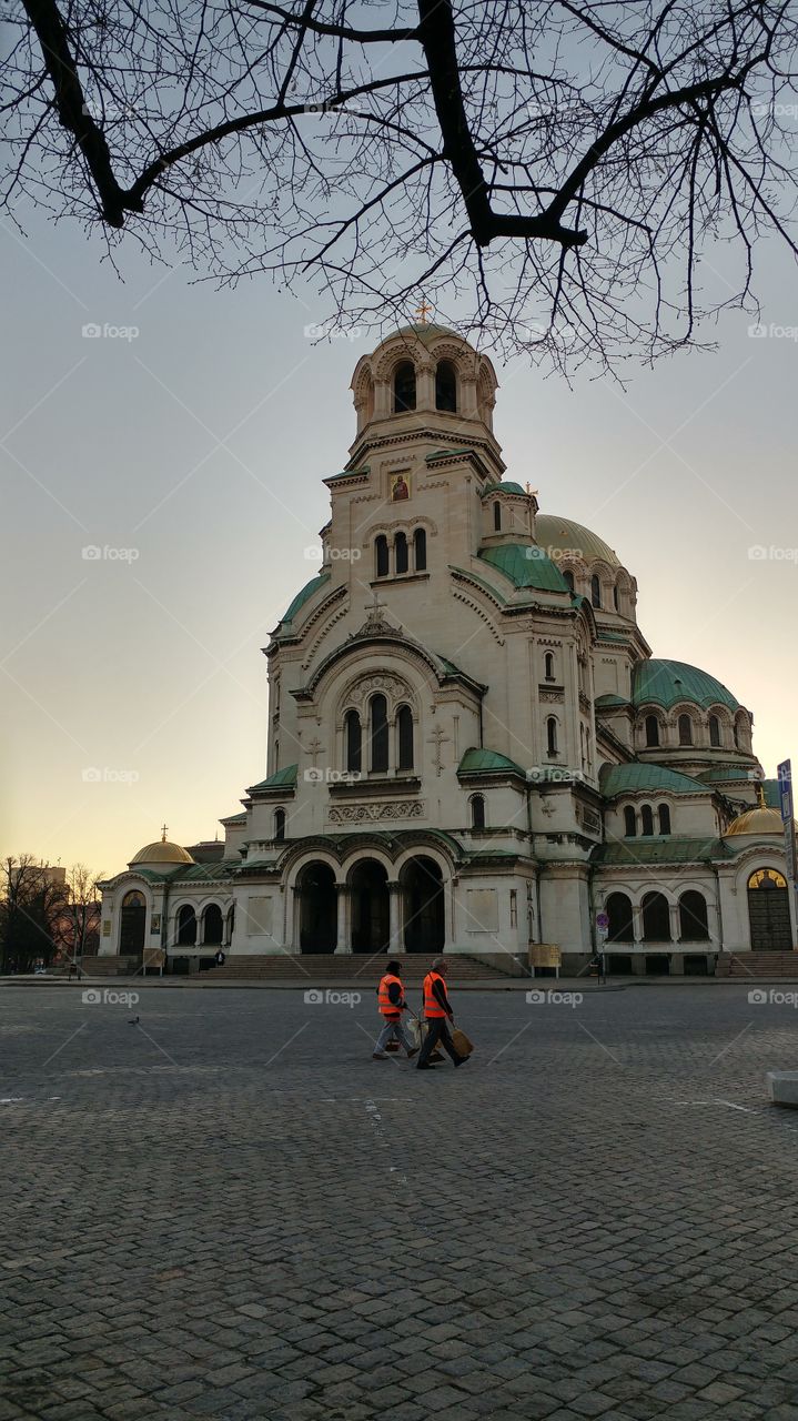 Saint Ivan Nevsky church in Sofia, Bulgaria