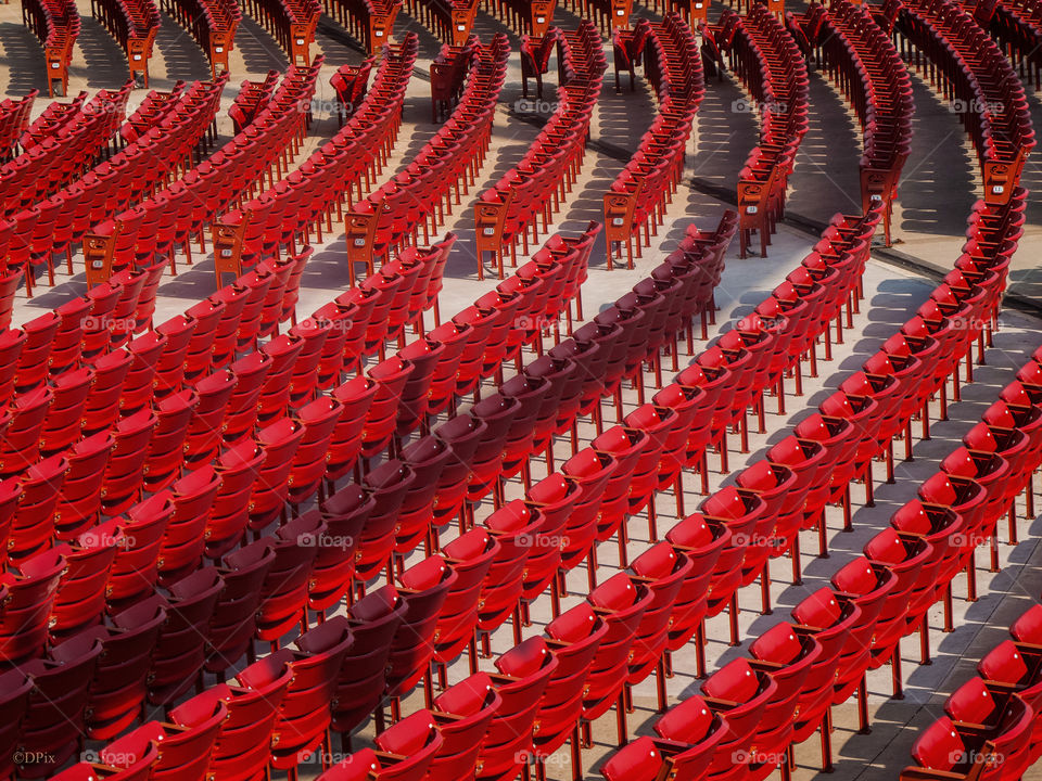 Row of seats