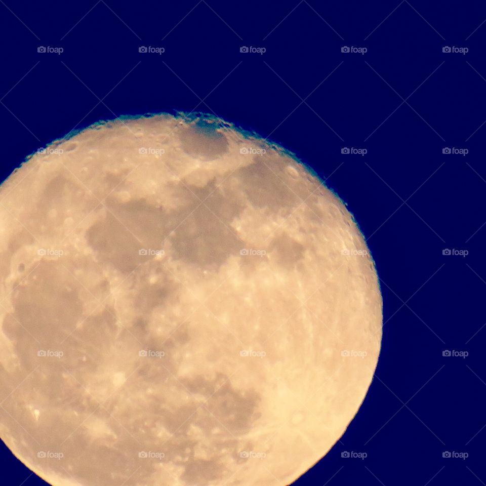 Day After SUPERMOON Moon!