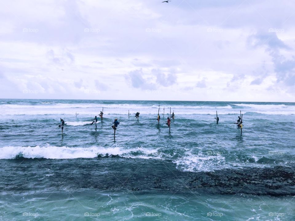 Fisherman at Sri Lanka 